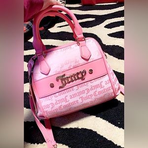 Juicy couture pink lemonade satchel purse